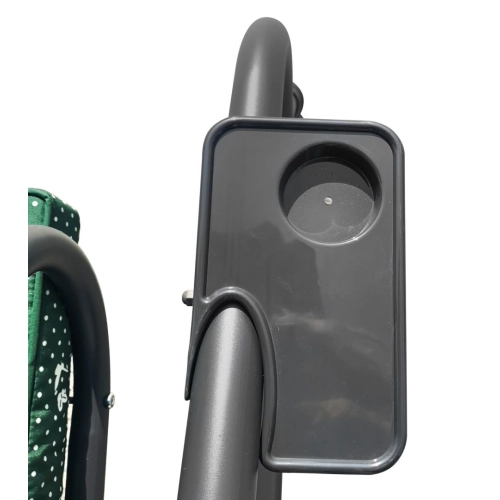 Huśtawka Ogrodowa Siedzisko Plecionka 2x1 Zielona Motyle  8078